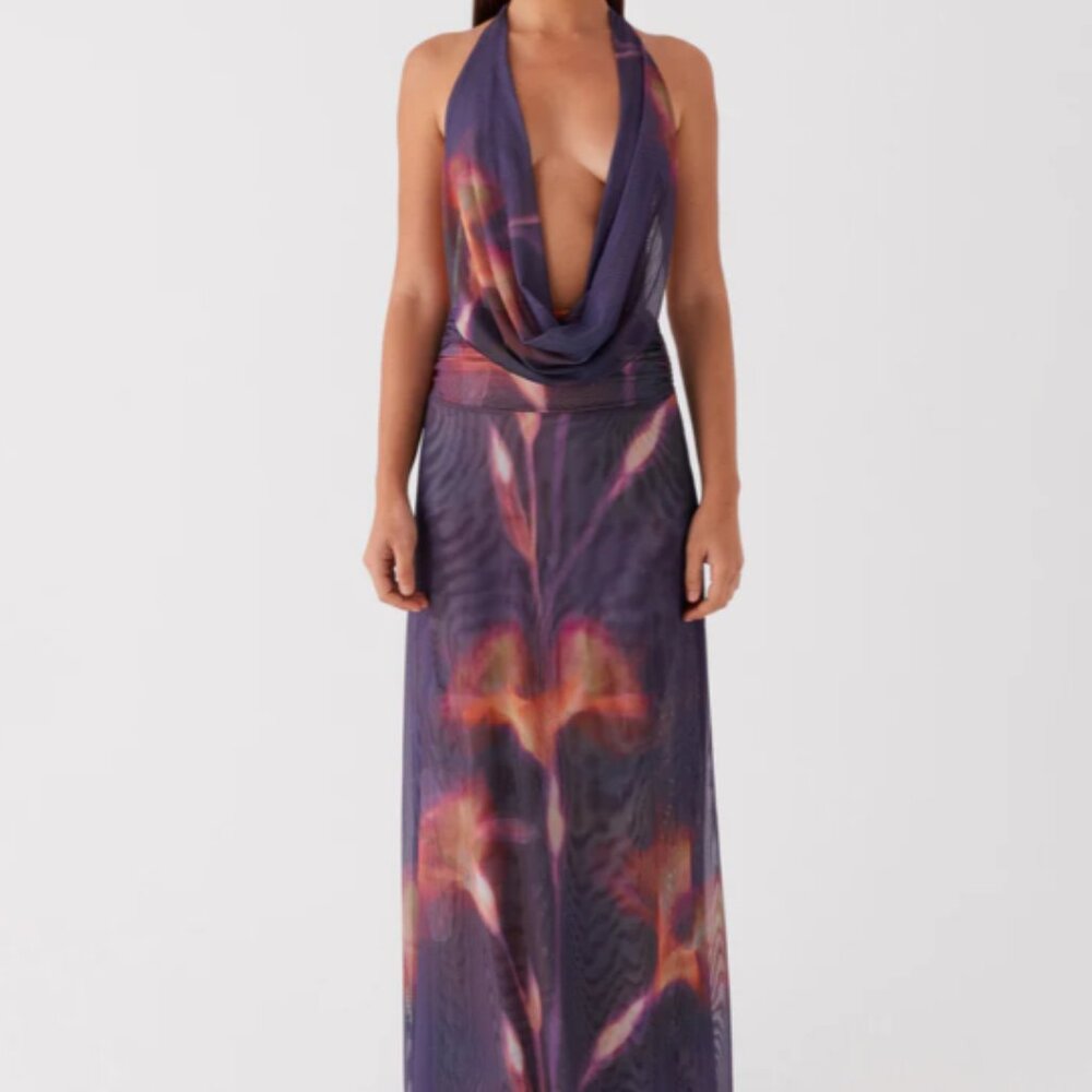Peppermayo Elysia Mesh Maxi Dress